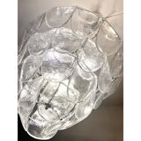 Contemporary Modern Clear "Petals" Glass Chandelier