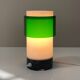 Small vintage lamp in plexiglass, Space Age style, 1970s.