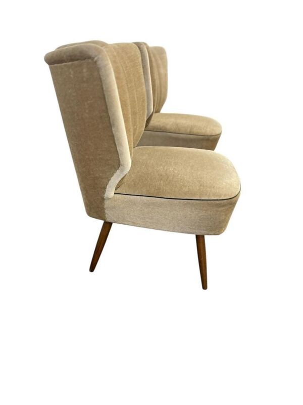 Ensemble de 2 fauteuils cocktail vintage / fauteuils / petits fauteuils