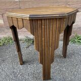 Selette Art Deco style octagonal pedestal table