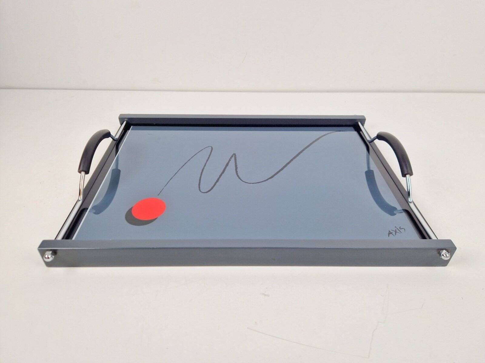 Vintage Postmodern Abstract Tray from Axis, Paris, 1980s