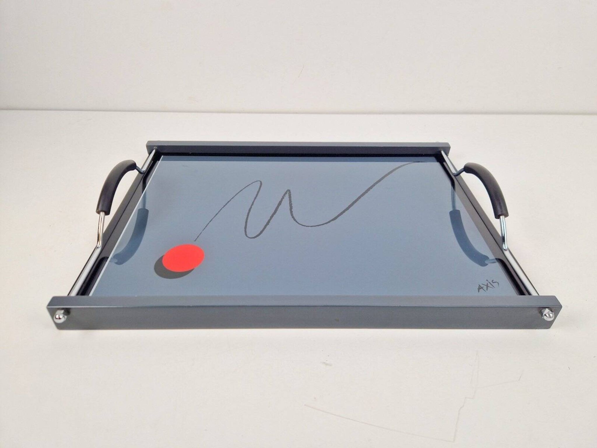 Vintage Postmodern Abstract Tray from Axis, Paris, 1980s