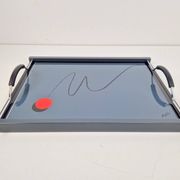 Vintage Postmodern Abstract Tray from Axis, Paris, 1980s