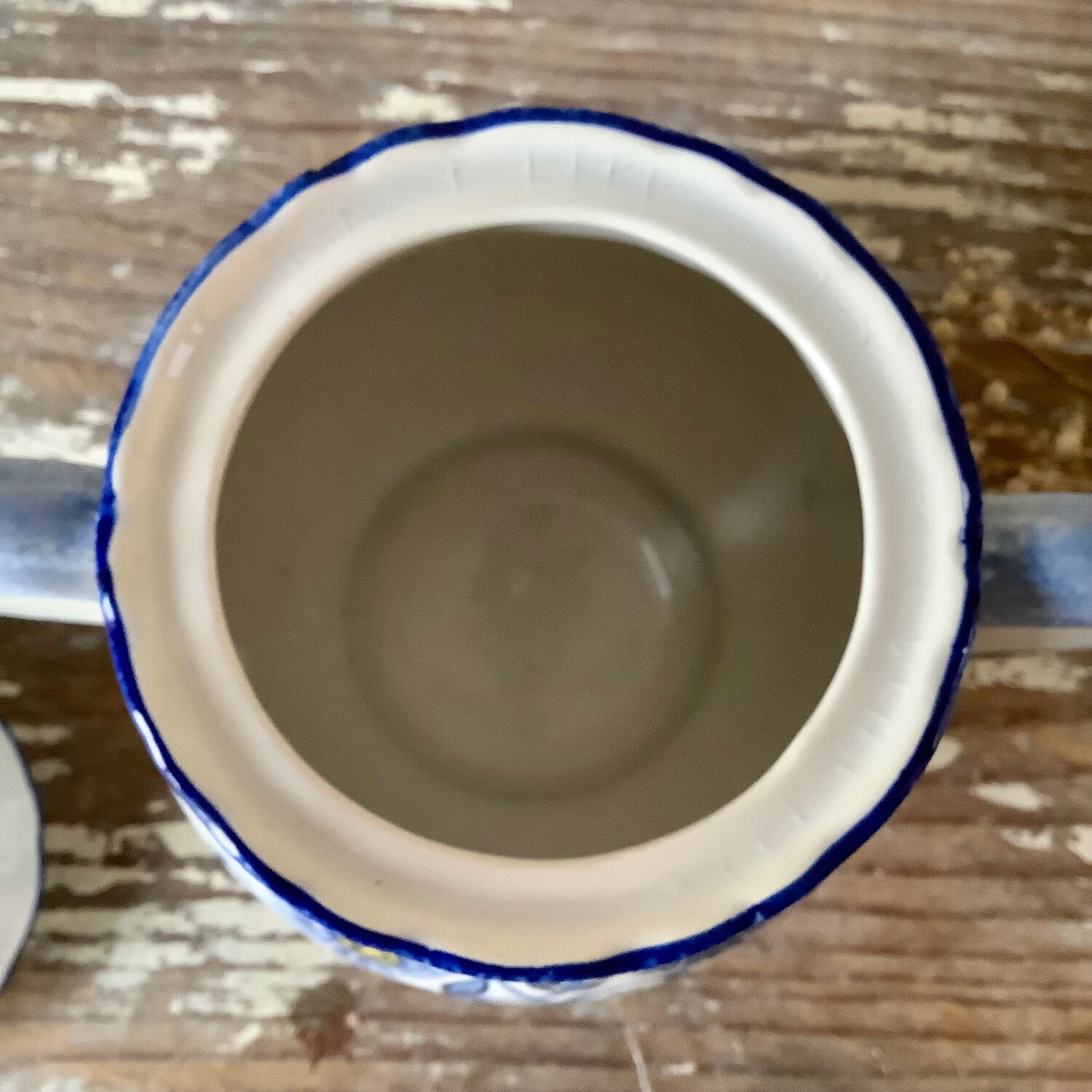 Porcelain sugar bowl