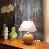 Vintage terracotta ball lamp