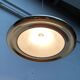 Postmodern Italian vintage brass suspension UFO model S-481 by Luci Italia, 1970s.