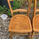 4 chaises bistrot vintage Luterma 1940