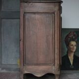 Solid wood confiturier, antique wood storage furniture, wood furniture.