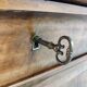 Secretary style Louis Philippe in walnut bramble