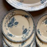 Set 8 dessert plate with serving dish