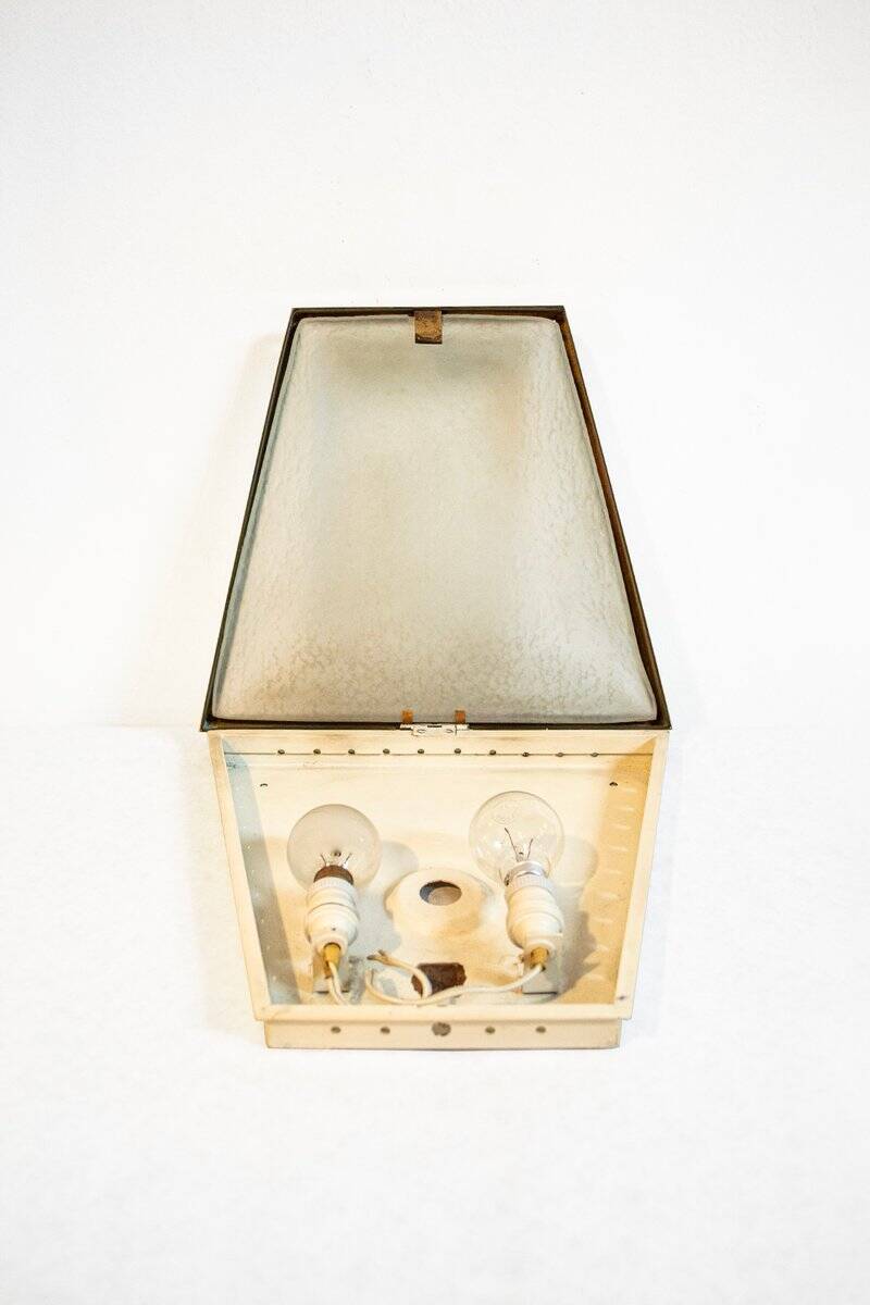 Large ceiling or wall lamp No. 1938 by Max Ingrand for Fontana Arte, 1950s