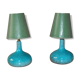 Pair of Ceramic Bedside Lamp 50s-60s .