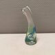 Beau vase en verre fait main, du Danemark des années 1960-70
