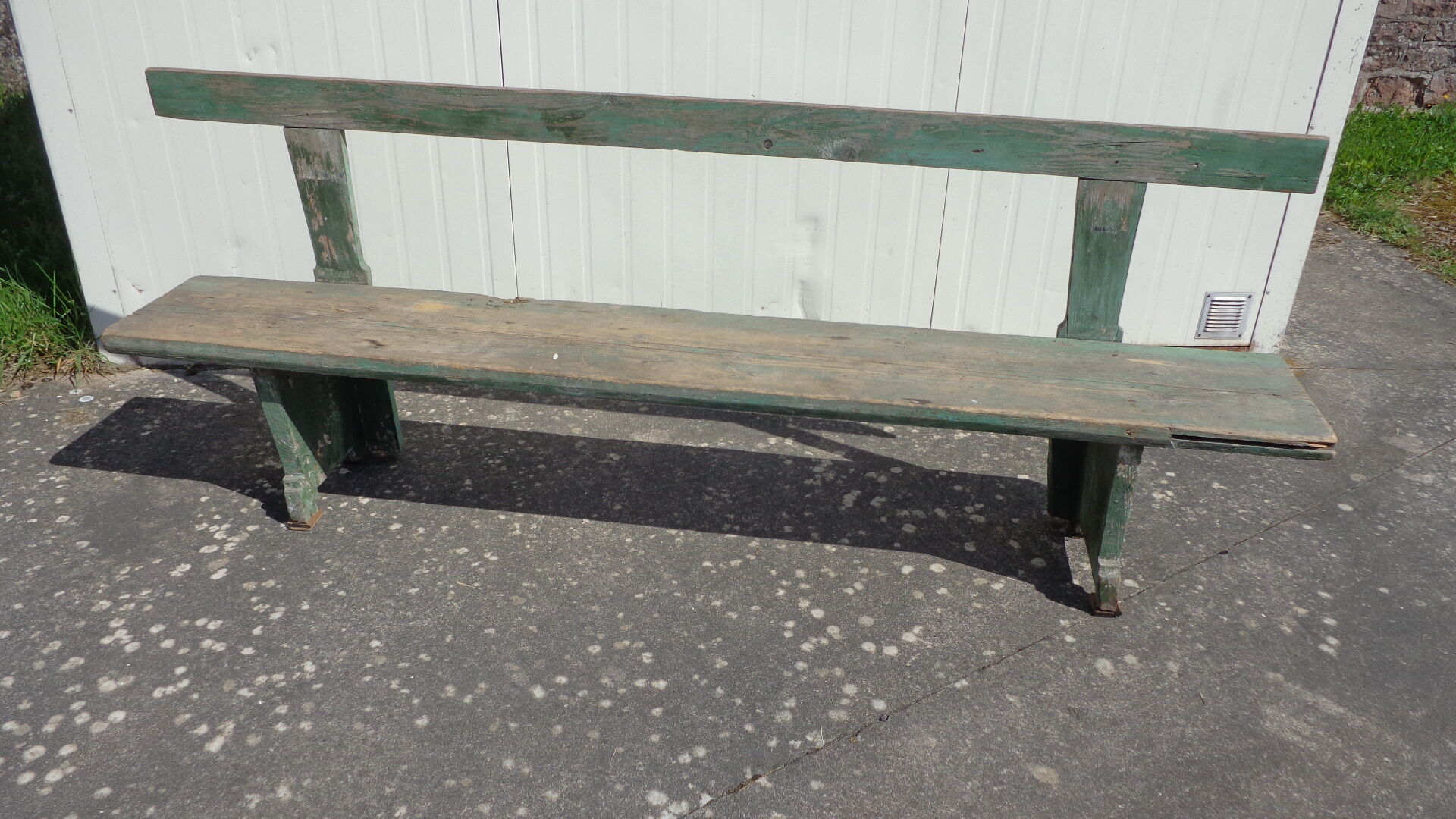 Banc de jardin en chêne