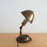 World War 2 WWII portable adjustable brass table lamp 1940s