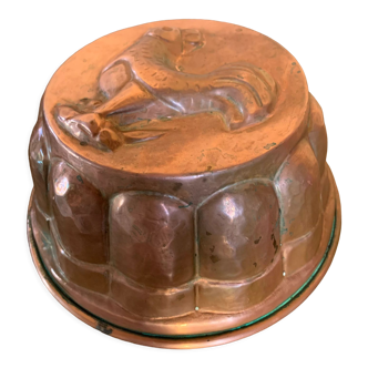 Copper cake mold nineteenth century