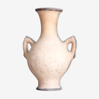 Vase kabyle à anses en terre cuite années 70