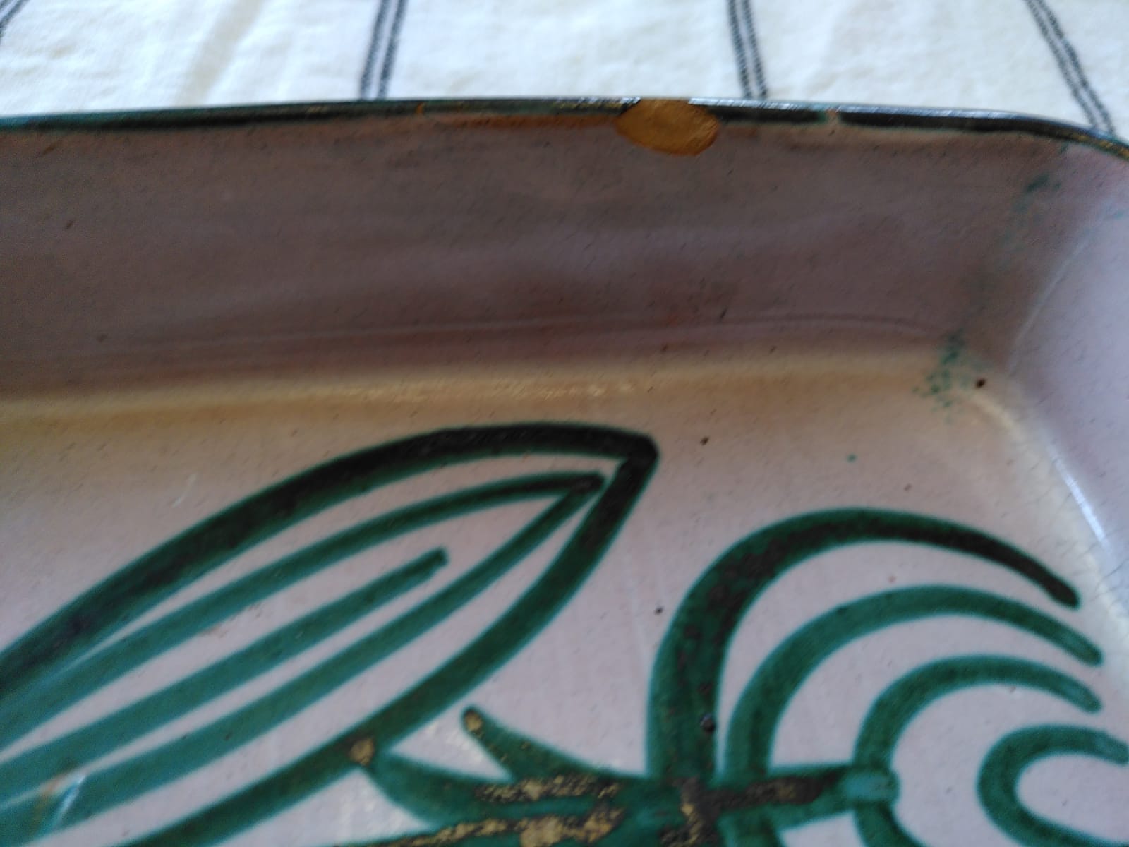 Robert Picault dish signed