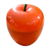 Vintage orange apple ice bucket