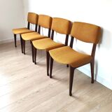 Vintage set of 4 dining chairs by Parisi – MiM Roma