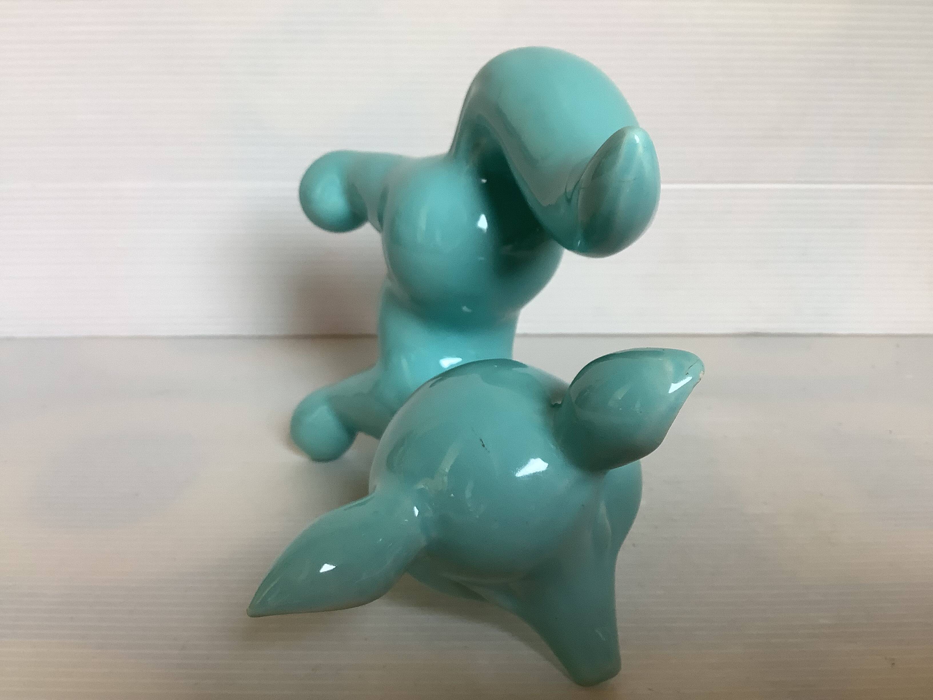 Saint Clement style zoomorphic blue fox