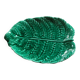 Fern leaf plate Sarreguemines green