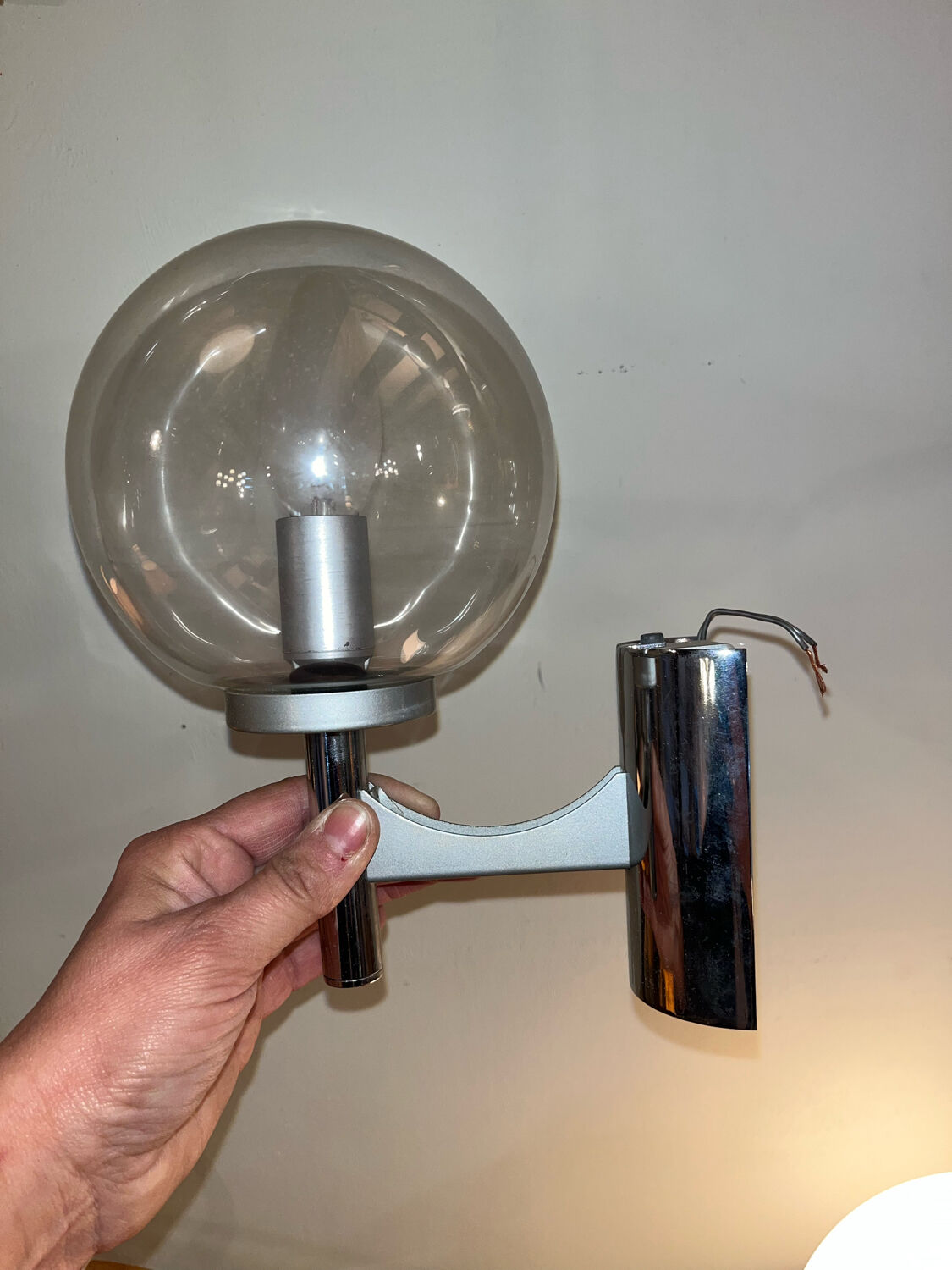 Pair of 60s wall lights