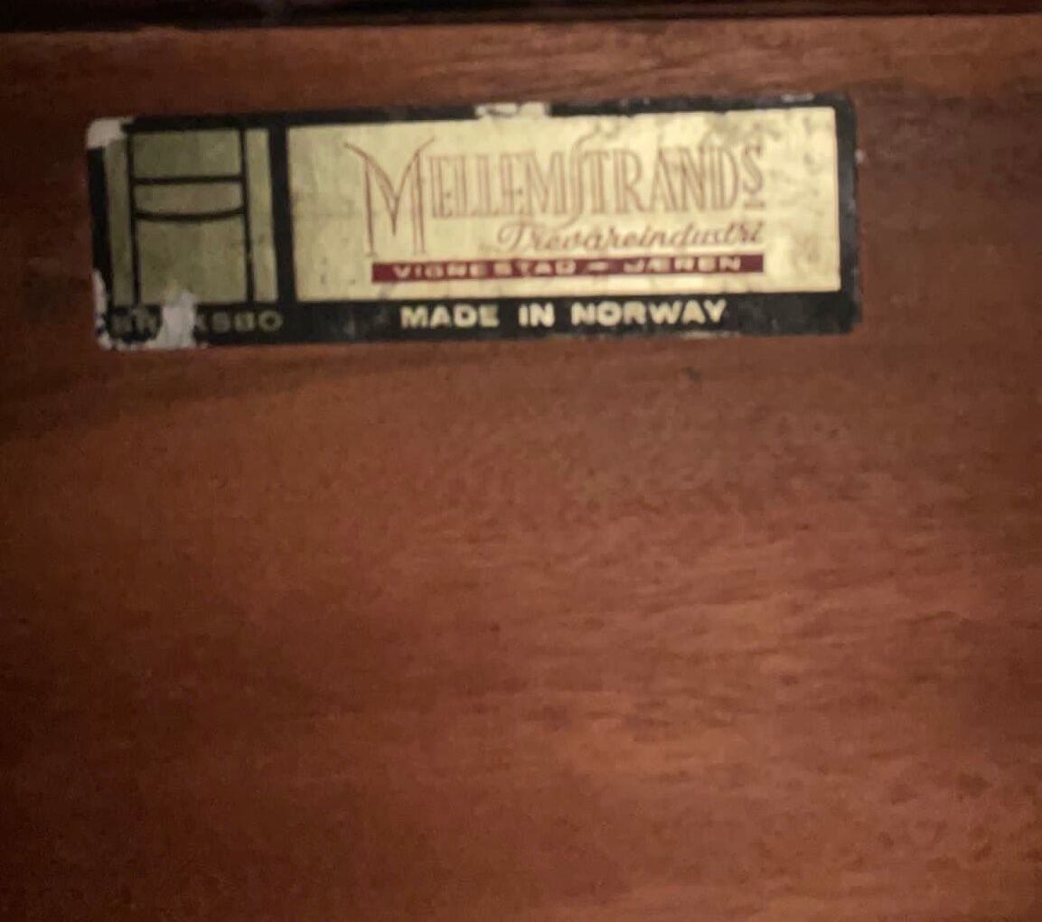 Bench in rosewood of Torbjörn Afdal model Drobo of 1962