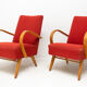 Pair of bentwood armchairs by Jaroslav Šmídek, 1960´s