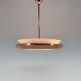 Bauhaus / Functionalist Copper Chandelier Ufo, 1930s, Restored