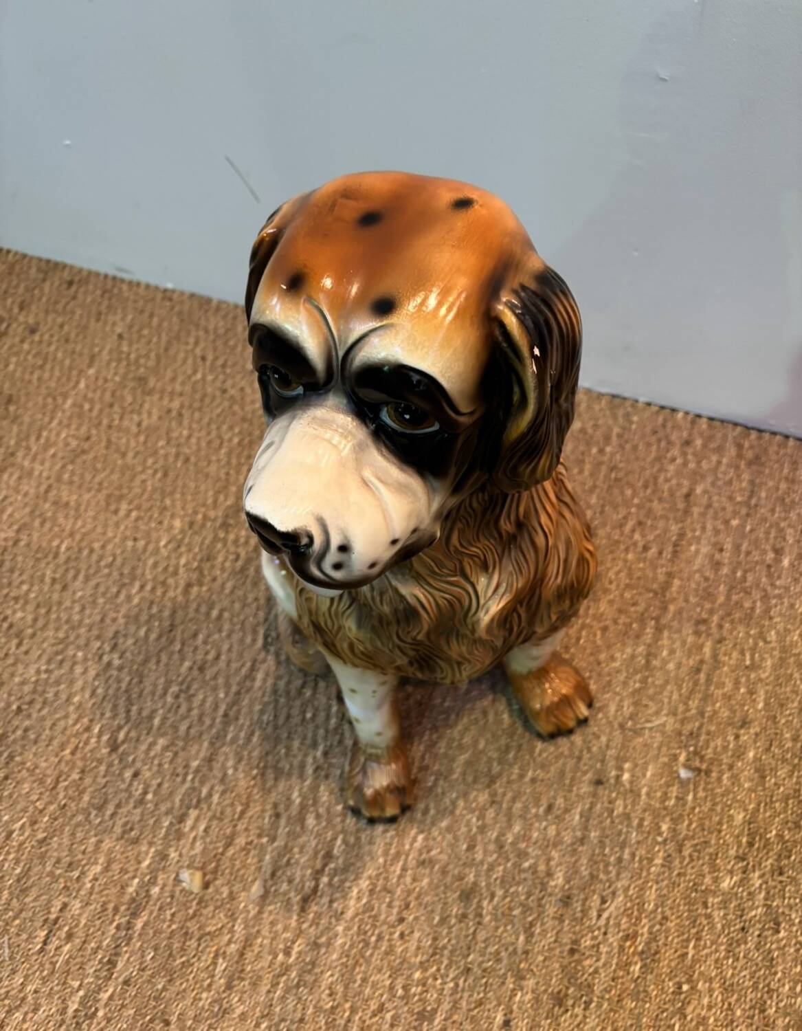 Earthenware dog 1970