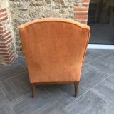 Velvet armchair