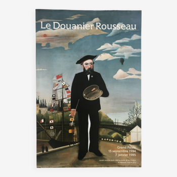 Henri ROUSSEAU (after) Grand Palais, 1984-85. Original color poster