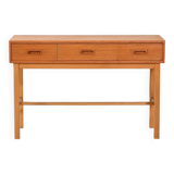 Swedish entryway cabinet in teak and oak