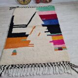 Tapis berbère en laine fait main 150 X 100 CM