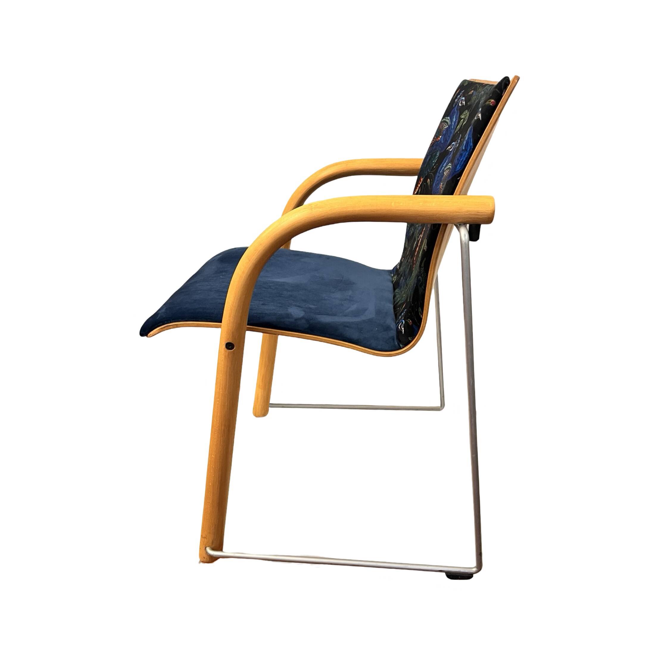 Upholstered chair, type S320, designed by W. Schneider, U. Böhme, Thonet, Germany, 1984