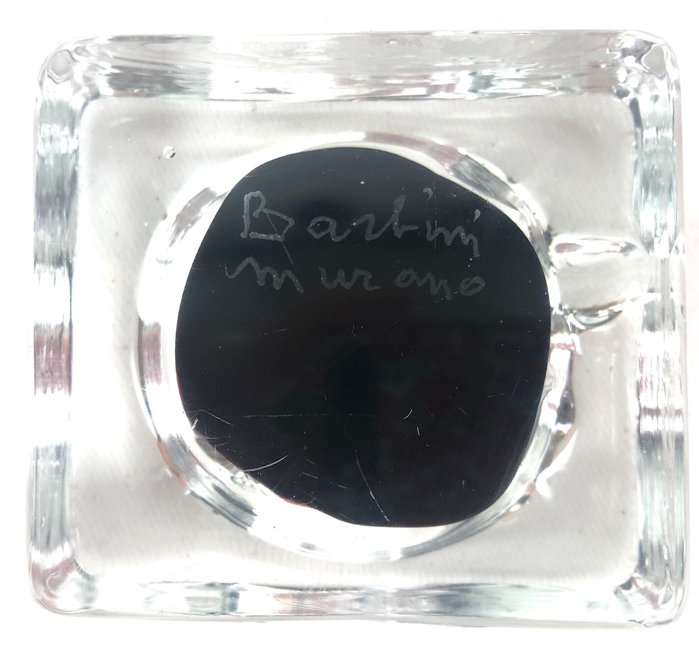 Cendrier vintage d'Alfredo Barbini, Murano