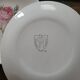 8 oval plates Salins – 1970s – Botanical roses
