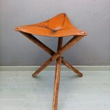 Tabouret trépied pliable