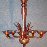 Amethyst chandelier (signed) Murano circa 1940-50