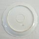 Pair of limoges porcelain plate ''Mandavy de mavaleix'' rose decoration