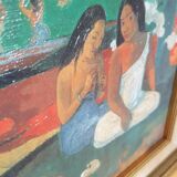 Reproduction on canvas - Arearea by Paul Gauguin