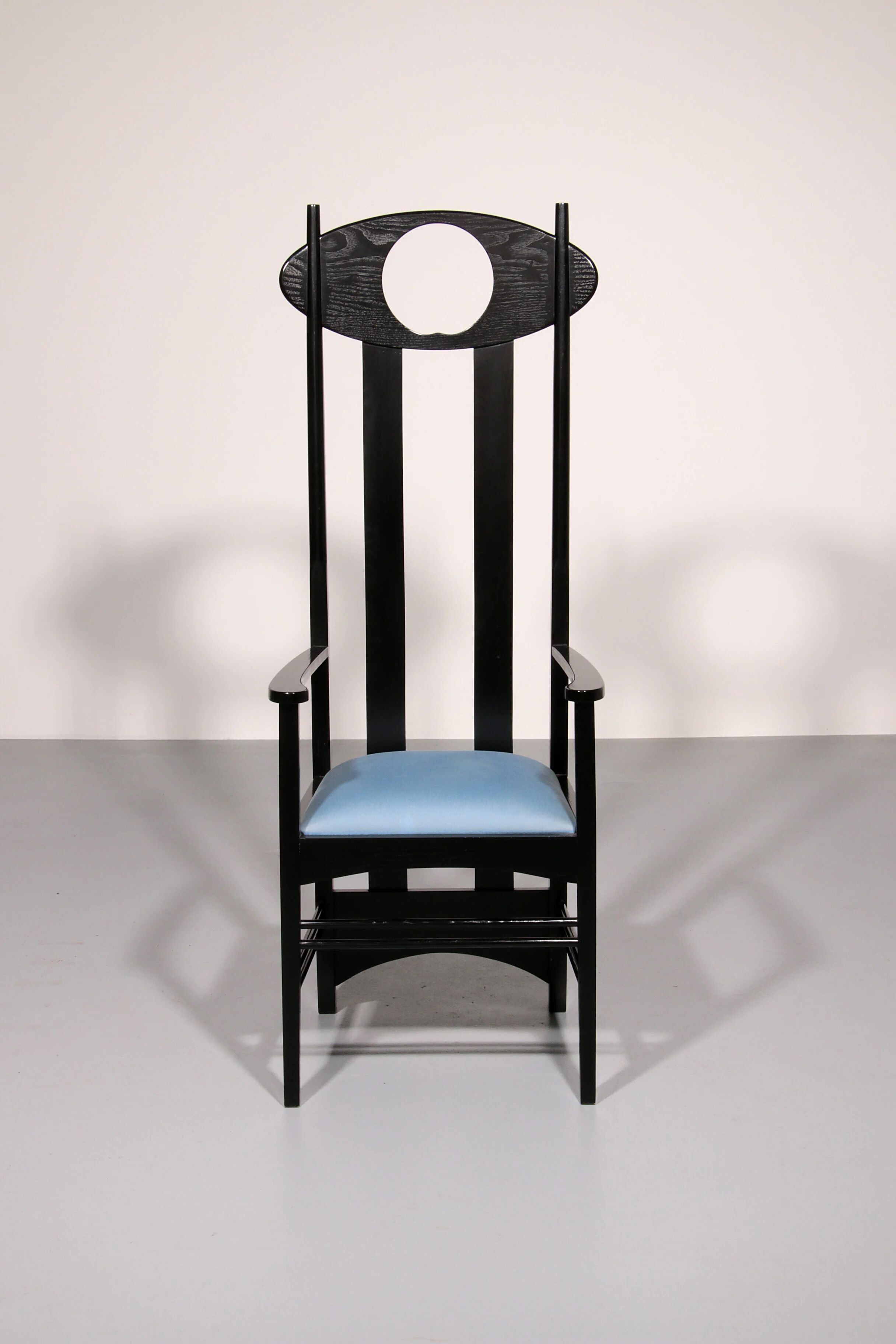 Charles Rennie Mackintosh high back chair Italy