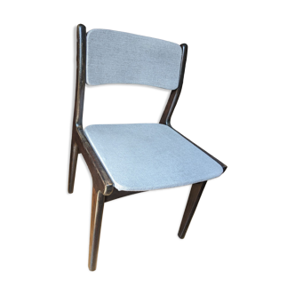 Black solid wood chair