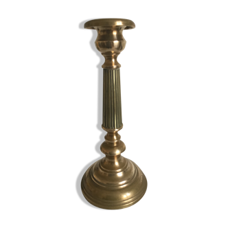 Old copper candle holder