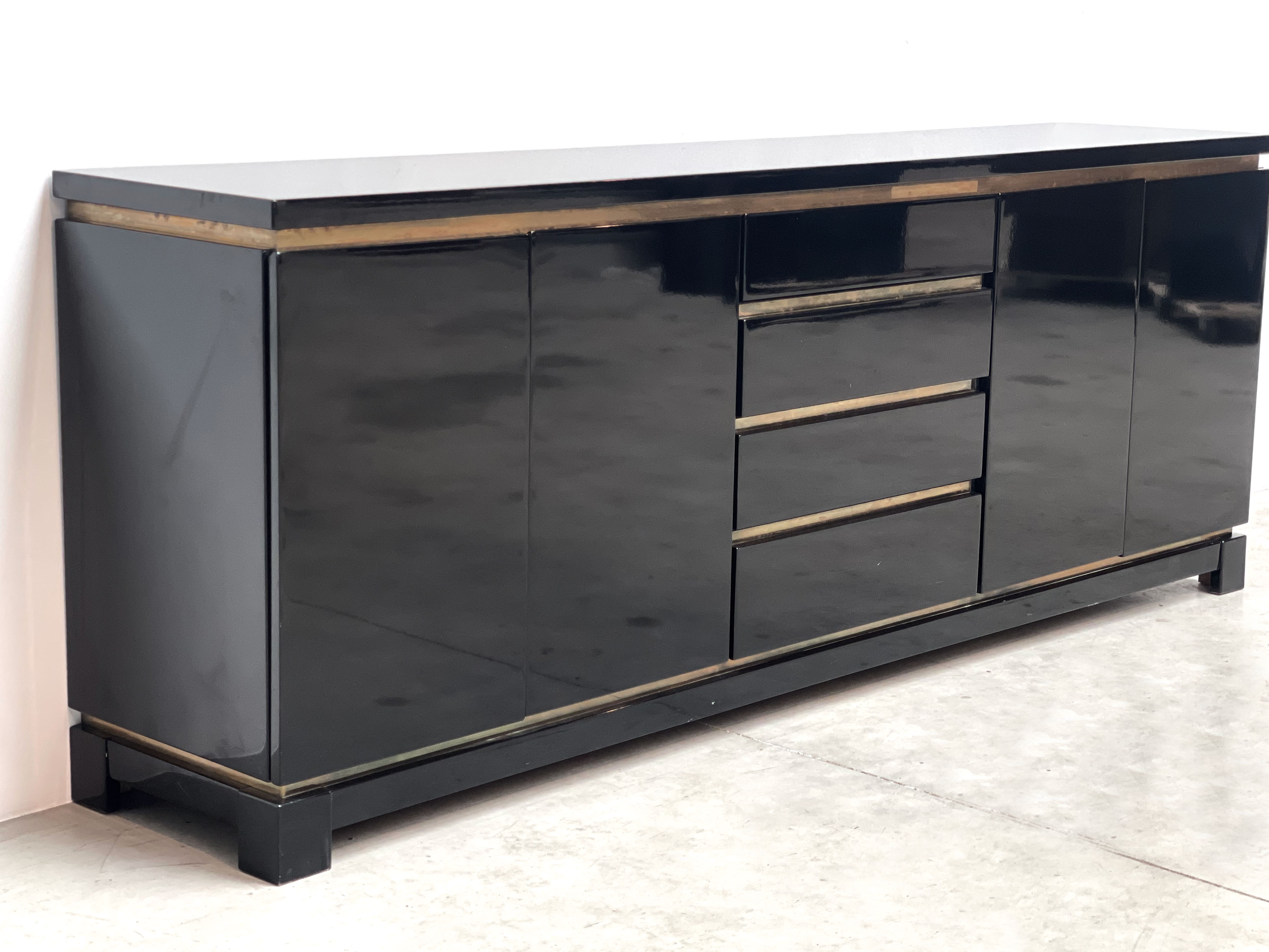 Lacquered credenza, 1970s