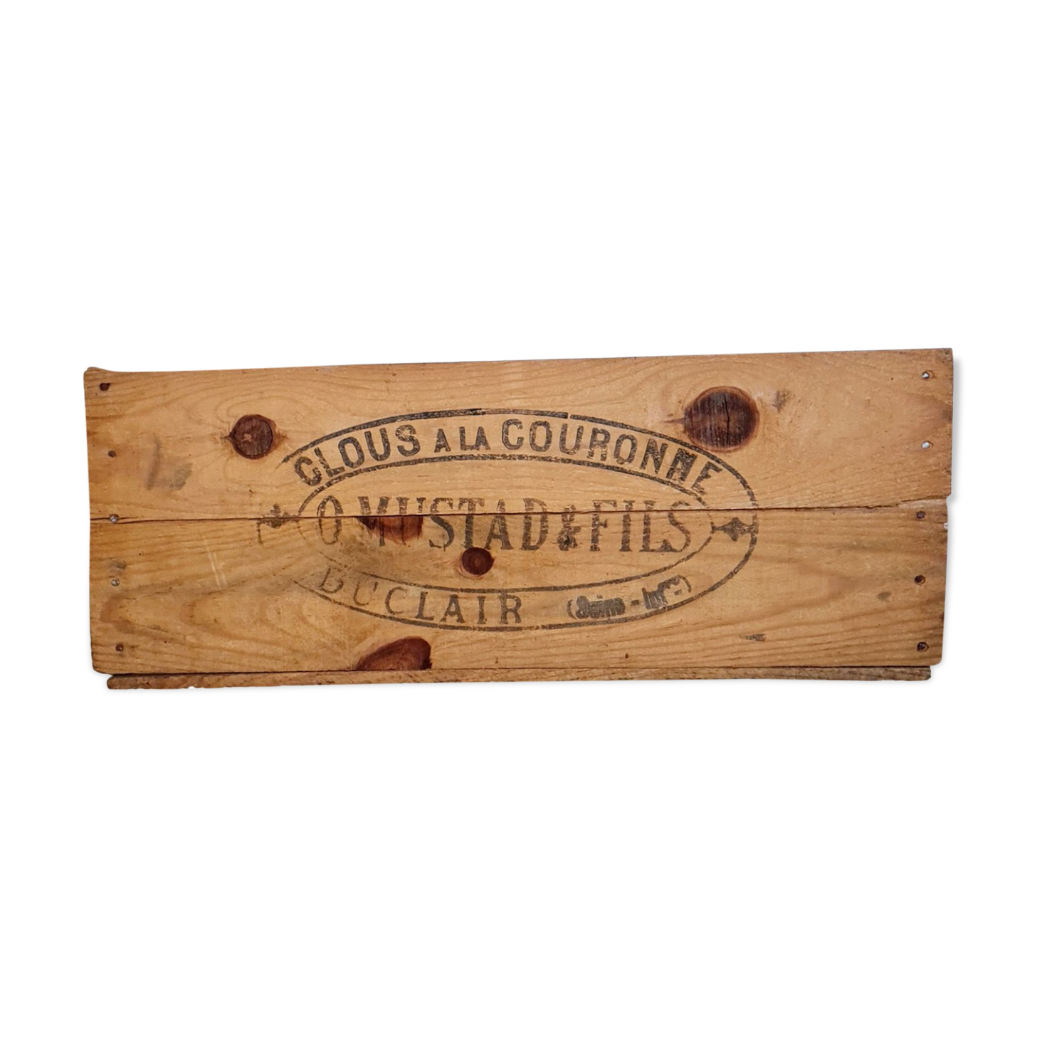 Old wooden box