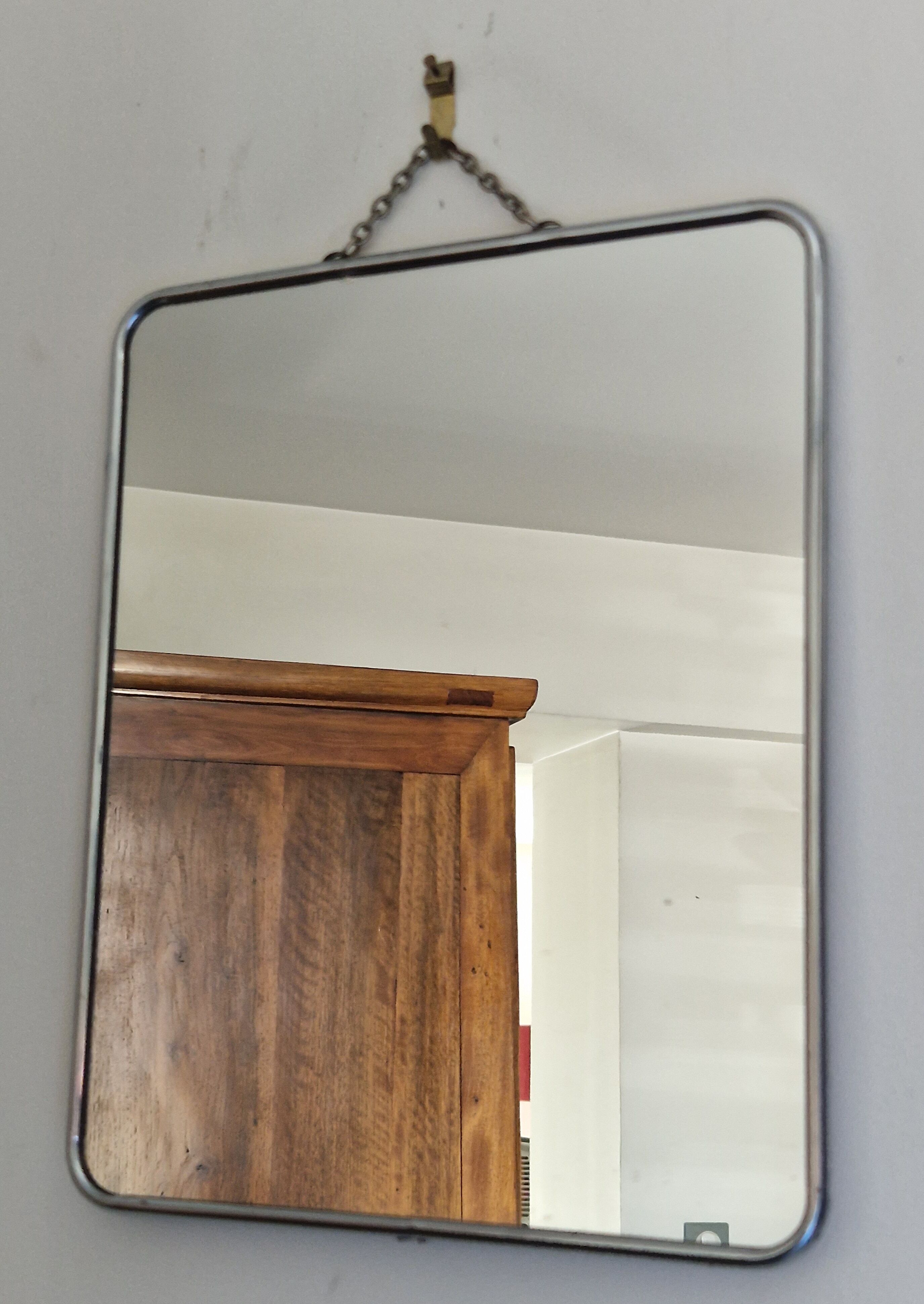 Old barber mirror