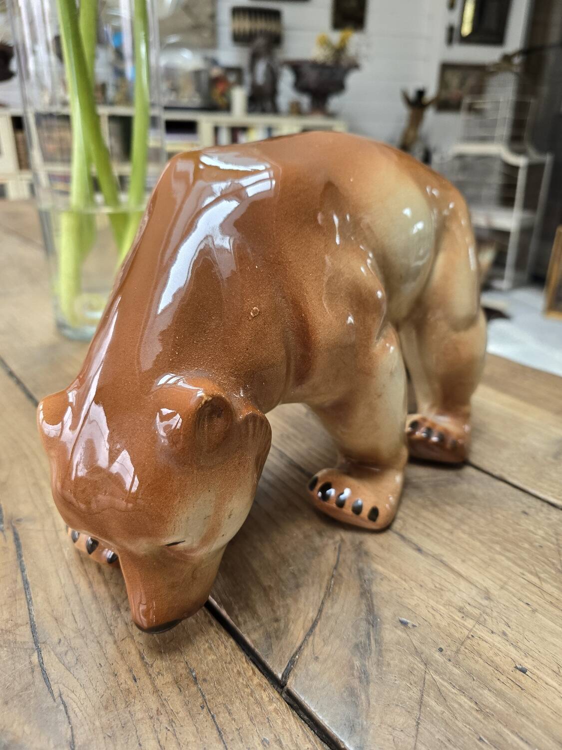 Ceramic bear early 20th century