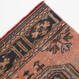 3x11 Dark Salmon Turkish Runner Rug, 85x336Cm SK 5476